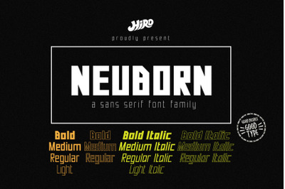 Neuborn - Sans Serif Family Font