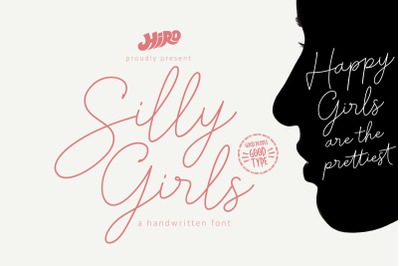 Silly Girls - Handwritten Font