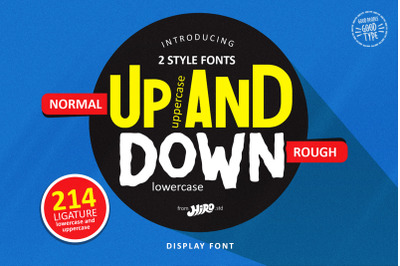 Up and Down - Display Font
