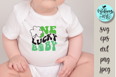 One lucky baby svg, St. Patrick&#039;s day svg