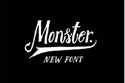 Monster - Vintage font