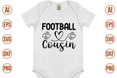 Football Cousin svg cut file