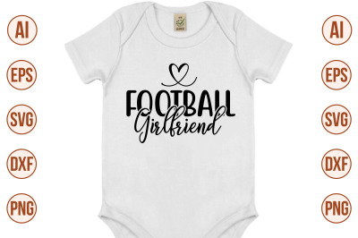 Football Girlfriend svg cut file