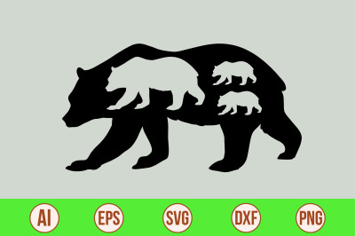 Bear  svg cut file