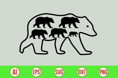 Bear  svg cut file