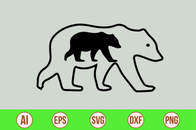 Bear  svg cut file