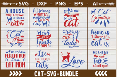 cat svg bundle