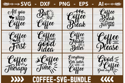 COFFEE SVG BUNDLE