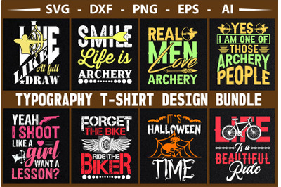 TYPOGRAPHY T- SHIRT DESIGN BUNDLE VOL-1