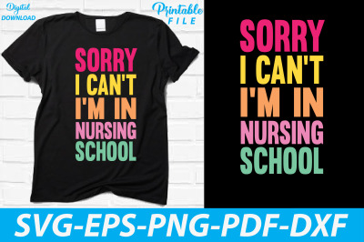 Nursing School T-shirt Sublimation