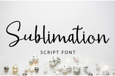 Sublimation Handwritten Script Font