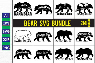 Bear SVG Bundle