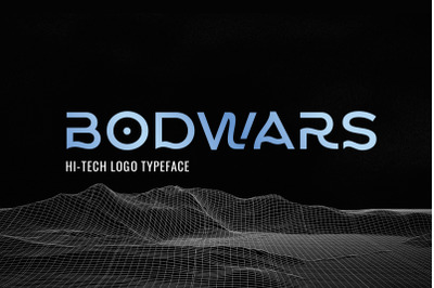 Bodwars - Hi-tech Logo Typeface