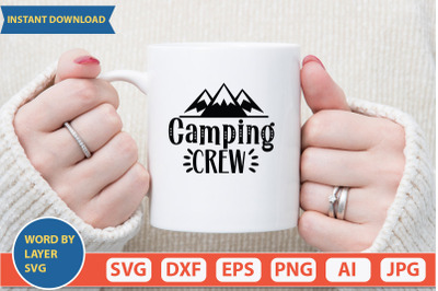 Camping Crew svg cut file