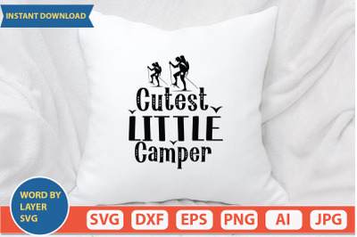 Cutest Little Camper svg cut file