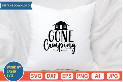 Gone Camping svg cut file