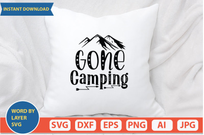 Gone Camping svg cut file