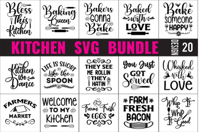 Kitchen SVG Bundle