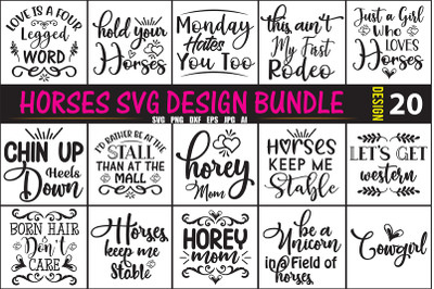 Horse SVG Bundle