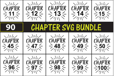 Chapter SVG Bundle