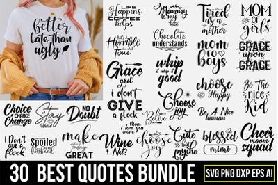 Best Quotes SVG Bundle