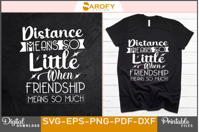 Friendship Typography Design Svg Eps Png