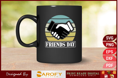 Best Friend t- shirt design For Friendship day