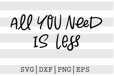 All you need is less SVG