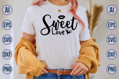 Sweet Love svg cut file