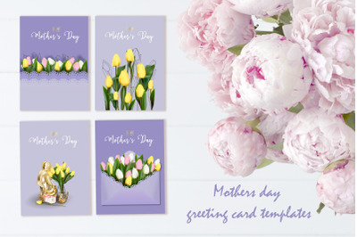 Mother&#039;s Day greeting cards AI,EPS,PNG,JPEG