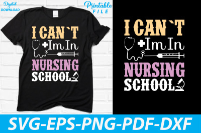 Nursing T-shirt Sublimation Nurse School