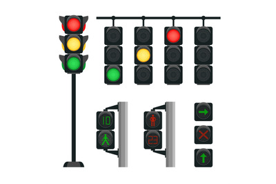 Realistic traffic lights