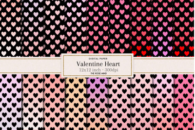 Valentine digital paper