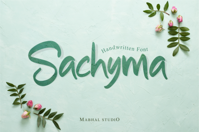 Sachyma - A Handwritten Font