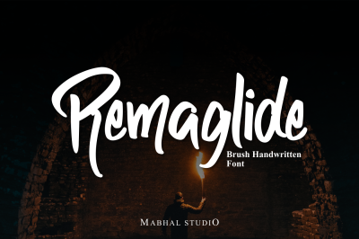 Remaglide - A Handbrush Font