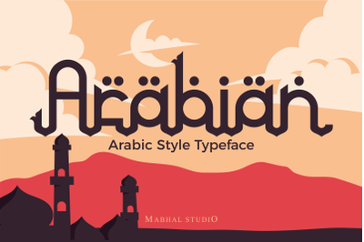 Arabian - Arabic Style Font