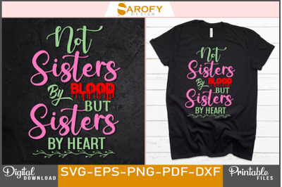 Sister Best Friends T-shirt Design