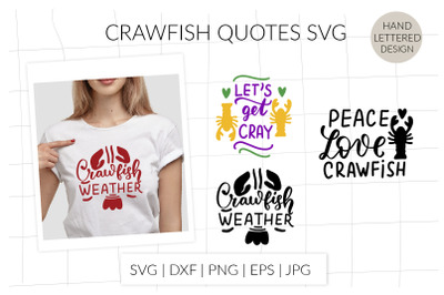 Crawfish weather svg Cut File. Mardi Gras svg, Crawfish boil svg, Cray