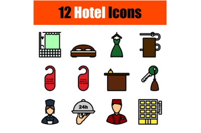 Hotel Icon Set