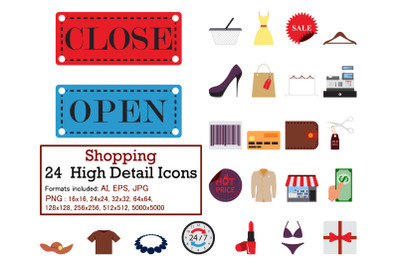 Shopping Icon Set