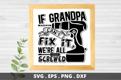 SD0001 - 19 If grandpa cant fix it were all screwed