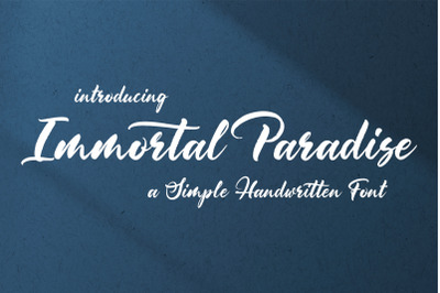 Immortal Paradise