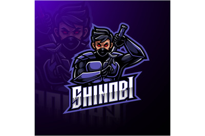 Shinobi&nbsp;esport mascot logo