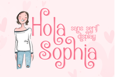 Hola Sophia | Cheerful Font