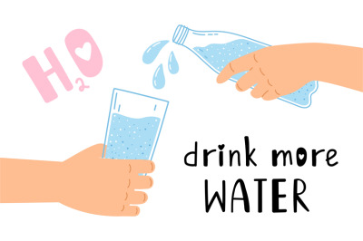 Drink water poster