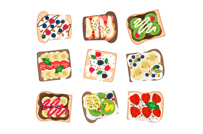 Fruit sandwich set