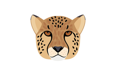 Cheetah head icon