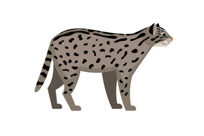 Endangered cat cartoon character