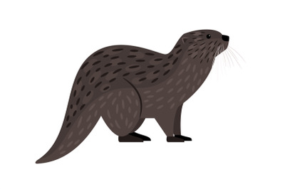 Brown otter icon