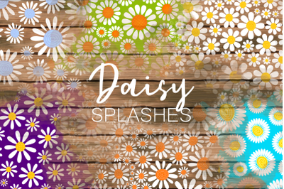 Summer Meadow Daisy Floral Country Splashes